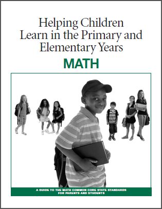 Common Core Math booklet cover