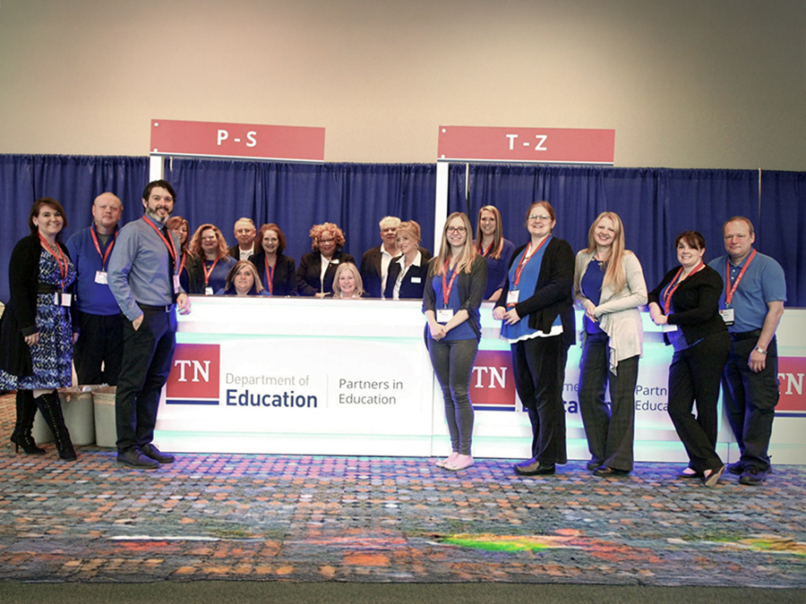 Photo of event team at the TN Department of Education PIE event