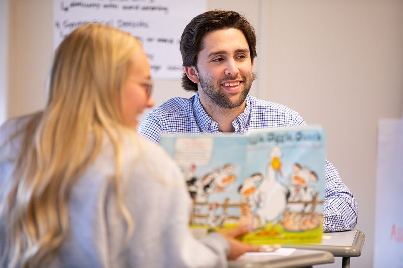Students in Teacher Prep Class