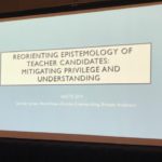 Screenshot of group presentation title 2019 AACTE Meeting