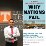 Mehmet Aydeniz with book cover
