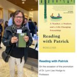 Lynn Hodge with book cover