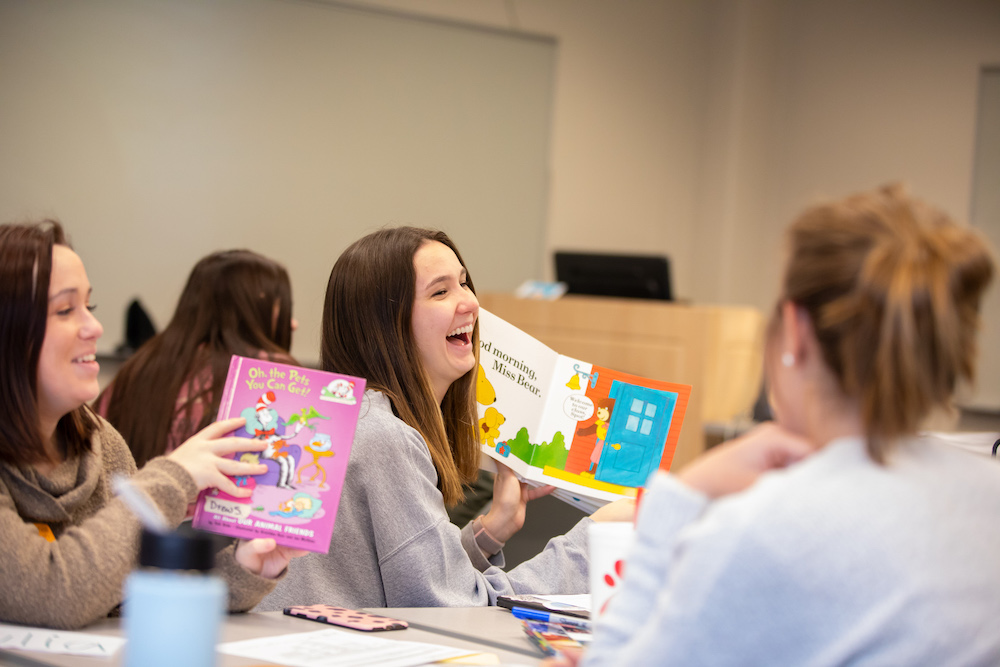 Students participate in class inside the Bailey Education Complex on February 03, 2020. Photo by Steven Bridges/University of Tennessee