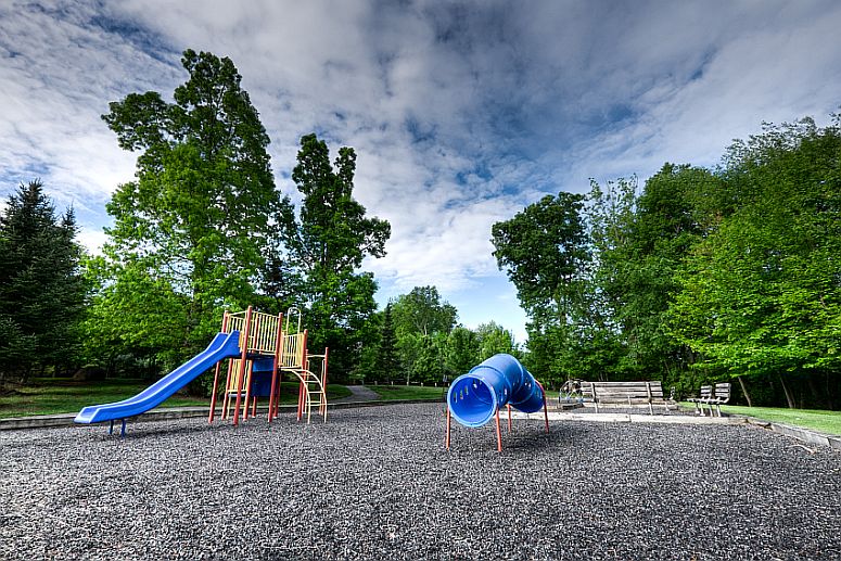 Image of a vacant children's playground