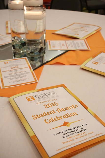 2016 student awards booklet cover