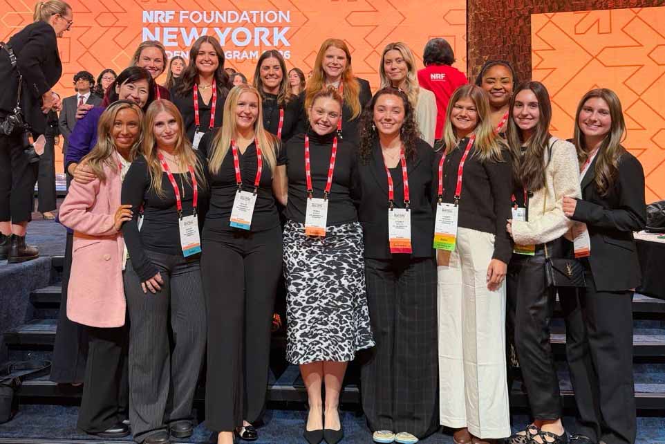 Retail and Merchandising Students Attending NRF Foundation in New York City